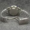 Męski projektant zegarek kwarc chronograf 44 mm szafir szklany zegarek ze stali nierdzewnej ramki ramki o obserwacja moda
