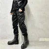 Men's Tracksuits Dark Retro Style Batik Pocket Stitching Personality Matchet Pants Trend Techwear Overalls Fashion Coating Boot