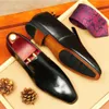 Genuine Cow Men Oxfords Breathable Wedding Banquet Formal Wear Business Leather Shoes Loafers For Man