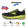 Brooks Brook Cascadia 16 Chaussures de course Launch 9 Hyperion Tempo triple noir blanc gris jaune orange baskets de mode en plein air hommes femmes baskets de sport 36-45