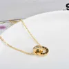 Designer Screw Pendant Necklace Love Series Fashion Luxury Jewelrys Carer Original Trendy 18K Gold Diamond for Women Men Necklace Silver Jewelry Necklaces M0YF