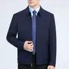 Men Loose Business Jacket Men Social Blazer Solid Color Thin Casual Jackets for Male Coat Spring Autumn Office Dress Outerwear