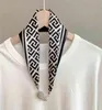 Designer Silk Head Scarf Temperament Magnetic Buckle Necklace Silk Thin Pendant Bib Satin Scarf Small Fresh Lazy Hair Band Foreign1387437