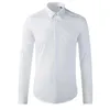 Minglu coton hommes chemises de haute qualité à manches longues diamant blanc noir hommes chemises habillées mode Slim Fit fête homme chemises 3xl 240104