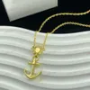 14k gold necklace in brass, gold/silver, vintage, stylish, anchor head with classic mythic engraved portrait pendant, designer necklace, Christmas, Anniversary, Gift