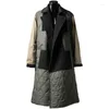 Chándales para hombres Vintage Ropa de estilo vanguardista oscuro para mujeres Yamamoto Asimétrico Doble desgaste Otoño e invierno Abrigo Hombres Trench