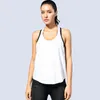 Active Shirts Women Sleeveless Yoga Vest Irregular Sexy Back Fitness Loose Running Tank Top Quick Dry Gym Training Workout T Shirt Custom