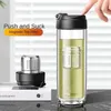 Manyetik Çay Filtre Mıknatısı ile Yaratıcı Çay Camı Ayrılabilir Teas Infuser Cam Su Şişesi Seyahat Araba İş Çay Maker 240104