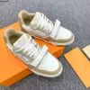 2024 Designer Sneaker Virgil Trainer Chaussures Casual Cuir de veau Abloh Blanc Vert Rouge Bleu Lettre Superpositions Plate-forme Baskets Basses Taille 38-45 kjwed50004