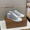 Luxe merk Casual schoenen platte buitenstrepen vintage sneakers dikke sole seizoen tonen merk klassieke heren schoenen