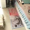 Mattor 100 dollar mattan matta ingång pund eur Bill Runner Rug Paper Money 100 Dollar Bill Loung Rug Living Room Bedroom Home Decor01