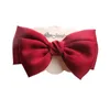 Hair Accessories Korean Version Bowknot Clip For Women Satin Solid Color Headwear Clips Bow Butterfly Wholesale