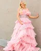 Ruffle Formal Party Dress 2k24 Crumb Catcher Organza Pleated Ballgown Lady Pageant Prom Evening Special Occasion Gala Cocktail Red Carpet Runway Gown Photoshoot