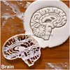 Baking Moulds Mods 2023 Mold Diy Biscuit Human Organ Tool Cake Decor Brain Heart Custom Cookie Cutter Drop Delivery Home Garden Kitc Dhehv