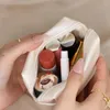 Sacos cosméticos mulheres saco à prova dwaterproof água couro do plutônio cor sólida pequena bolsa de maquiagem viagem lavagem de higiene pessoal organizador bolsa 2024