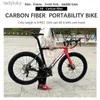 Cyklar Carbon Fiber Road Bicycle Hand Brake Integrated Professional Racing Bike For Students Adult Professional Racing Bike mycket Lightl240105