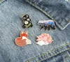 Black Cat Cartoon Animal Enamel Brooches Pin for Women Fashion Dress Coat Shirt Demin Metal Funny Brooch Pins Badges6918643