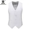 Gilet hommes mode décontracté de haute qualité couleur unie mince grande taille bureau d'affaires gilet hommes marié robe de mariée costume gilets 240104