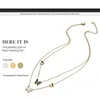 Pendant Necklaces Stainless Steel Butterfly Women Clavicle Thin Neck Chain Minimalist Gold Color Necklace