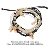 Bracelets de charme 6 pièces Bracelet perlé Boho décor fille bijoux bohème pour femmes cadeaux décorations main poignet voyage