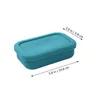 Vajilla Contenedor reutilizable Caja de refrigerador conveniente Preservación multifunción de silicona