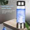 Wine Glasses Hydrogen Water Bottle Portable Rechargeable Ionizer Cup With Rapid Electrolysis Energy 3 For Rich Health