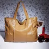 Zency 100% authentique sac à main en cuir grande capacité de grande capacité pour femmes sac à bandoulière rétro sac à main de haute qualité sac à provisions marron 240104