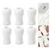 Curtain Hanging Pulls For Retro Fan Bed Cable Accessories Blind Wooden Pendant (white) 6pcs Curtains Cord Knob Blinds