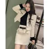 Two Piece Dress Selling High-End Stylish Fashion Lazy Wind Jacket Pure Desire Short Skirt Luxurious Temperament Two-Piece Set For Autumn