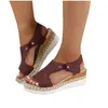 Sandales pour correction des oignons pour femmes, plage, été, plateforme compensée, douche, taille 9, écharpe de Yoga