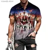 Men's Casual Shirts Newest Christmas Santa Claus 3D Print Men's Button Shirts Xmas Short/Long Sleeve Blouses Holiday Carnival Couple Streetwear Tops T240105