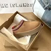 Mulheres Slippes Slip-on Lady Botas Camurça Chesut Tasman Fur Slides Clássico Mostarda Semente Ultra Mini Chinelos Tazz