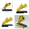 Collectable Voetbalwedstrijd Voetbalfans Souvenir Gouden Laars Trofee Creatieve Hars Ambachtelijke Plating Woninginrichting Artikelen Decoratie Mo Dhnzy