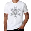 Heren Tanktops Metatron's Cube | Heilige geometrie T-shirt grafische T-shirt zweet T-shirts voor mannen katoen