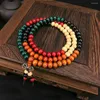 Charm Bracelets 3pcs 8mm Buddha Bracelet Chain Beaded Wooden Prayer Handmade Devout Beadwork