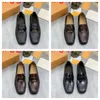 5 Style Luxurious Men Derby Shoes Blue White Printing Slip-On Breathable Party Designer Dress Shoes for Men with Free Shipping Zapatos De Hombre Men Shoes
