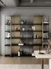 Dekorativa plattor minimalistisk bokhylla lagringsställ antik hylla designer vardagsrum ljus lyxdisplay