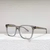 メガネデザイナーの女性デザイナーサングラスマンスクエアアセテートフレーム眼鏡1：1パリのシェードケースSLM110Fクリアレンズデザイナーサングラス