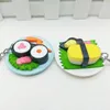 Portachiavi Cucina giapponese Sushi Novità Portachiavi a forma di cibo Portachiavi regali creativi
