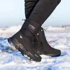 Botas de inverno dos homens 2023 calçado de caminhada ao ar livre antiderrapante à prova dwaterproof água botas de neve quente de pelúcia sapatos de inverno homem para 40 graus y240126