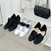 Designer Bow Tie Mary Jane Shoes Luxury Chunky Heel Pumps Women Lady Bowknot Strap Heels Dress Shoe Wedding Dinner Lofers