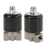 1/8 1/4 stainless solenoid DN8 Normally Closed/Open Stainless Steel Solenoid 110V 220V 12V 24V 240104