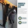 Impermeables 2 PCS Cubierta de paraguas Bolsas de almacenamiento impermeables para viajes Suministros de día lluvioso Tote