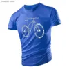 Heren T-shirts Mode Vier seizoenen buiten straat vrije tijd sport sneldrogend losse fietsprint volwassen groot formaat heren T-shirt korte mouw T240105