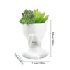 Vases Jardinières de figurines pour plantes d'intérieur Pots succulents en forme de corps humain Mini pot de plante