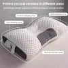 Oreiller 3D hydrothérapie massage partition sommeil protection cou tricoté coton oreiller lit oreiller noyau cadeau anti fatigue 230704
