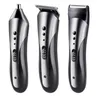 Aparador de cabelo Kemei 3 em 1 Barbeador elétrico recarregável Nariz Clipper Profissional Barba Navalha Hine Km-14075302774 Produto de entrega direta Dh5Am