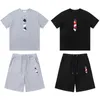 Trapstar Herren-Shorts und T-Shirt-Set, Trainingsanzüge, Designer-Paare, Handtuch, Stickerei, Buchstaben-Herren-Set, Damen-Rundhalsausschnitt, Trap Star-Sweatshirt, Anzüge, S-XL, 22 Farben