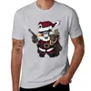 Herrpolos fader jul teddy t-shirt hippie kläder för en pojke pojkar vita t skjortor kort ärm herrskjorta