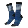 Men's Socks Happy Funny Compression Pathwork I Love Bluejeans Denim Retro Harajuku Street Style Crew Crazy Sock